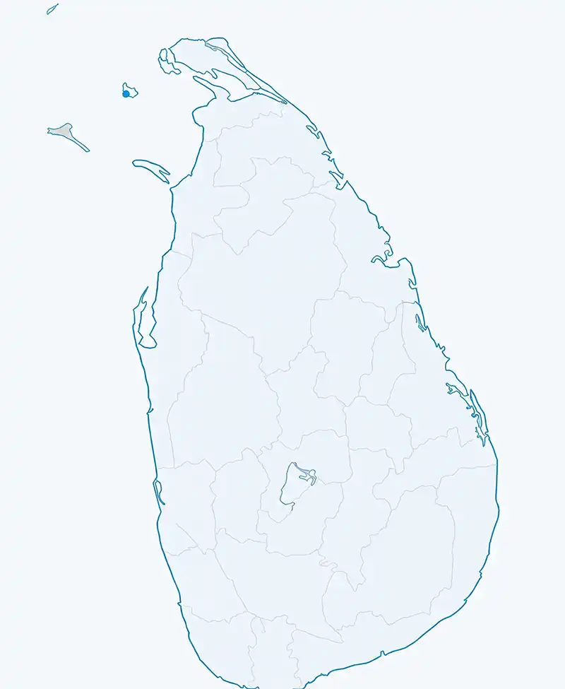 Sri Lanka hospital coverage map
